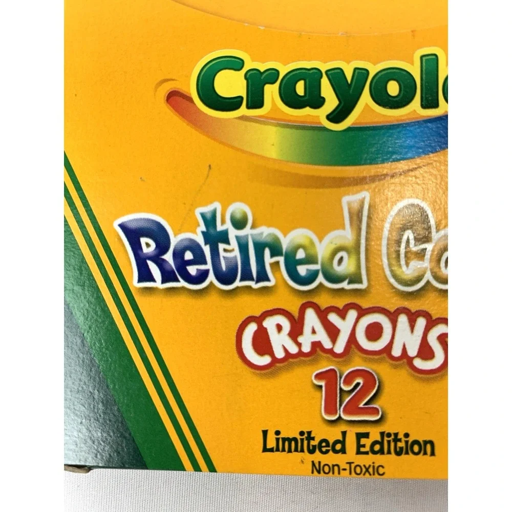 Crayola Retired Colors Crayons 12 Limited Edition USED